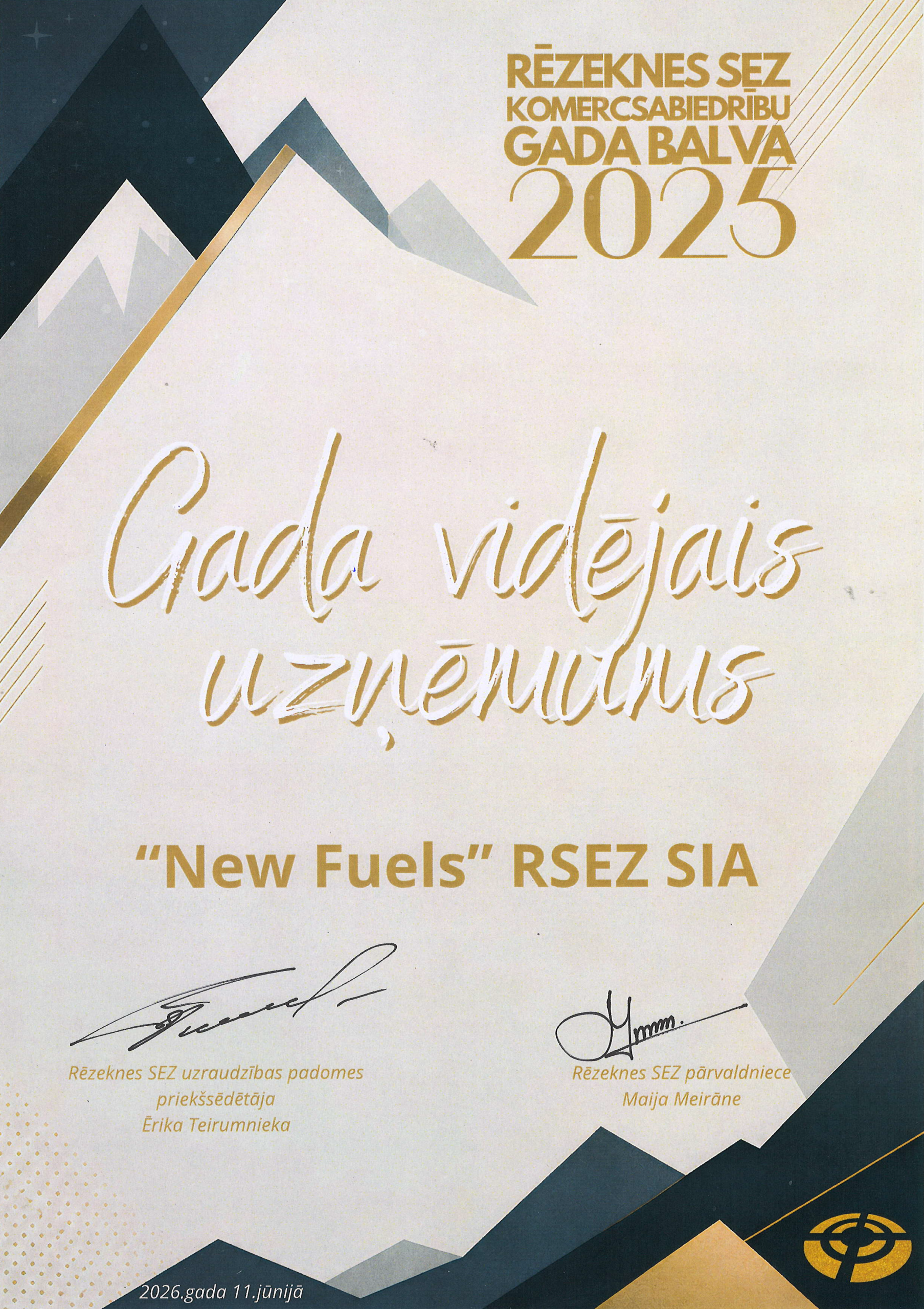 Gada Uznemums 2025